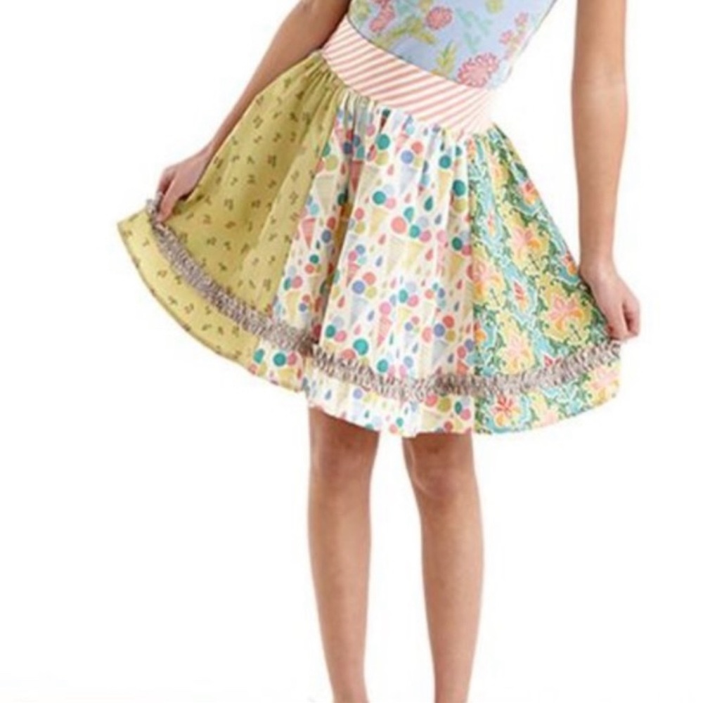 Matilda Jane It’s a Wonderful Parade Sorbet Circle Skirt Size 2